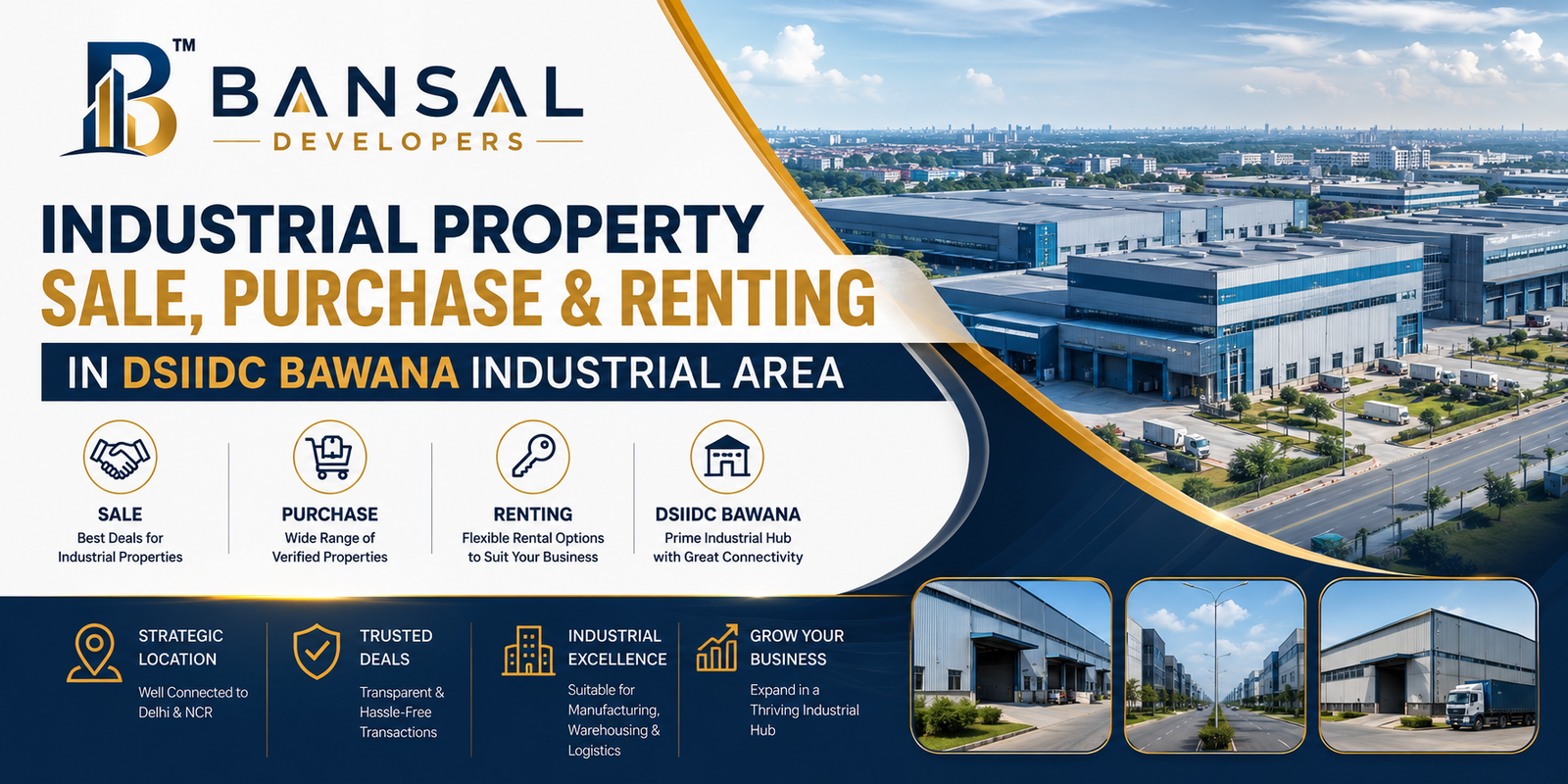 Industrial Property Sale in DSIIDC Bawana