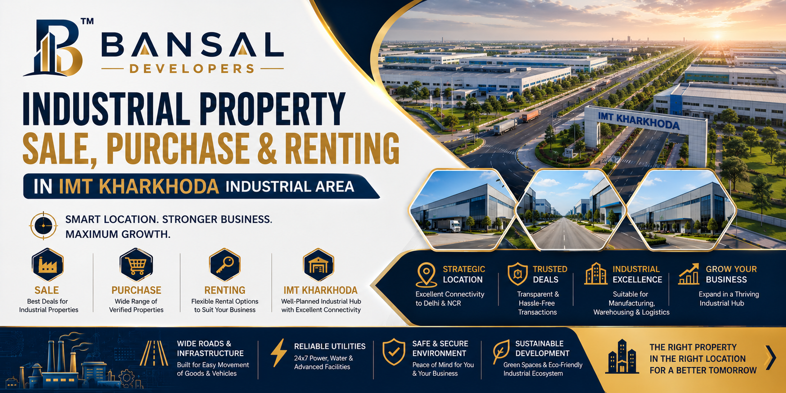 Industrial Property Sale in IMT Kharkhoda
